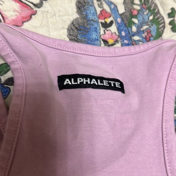 Alphalete LifeStyle Fit Cropped Tank Top Racerback Workout Women's XS - Picture 3 of 4
